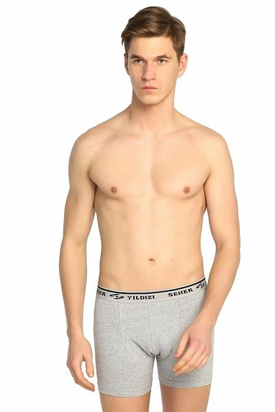 Seher Yıldızı Seher Elastan Boxers 6 Τεμάχια |   Μαύρος
