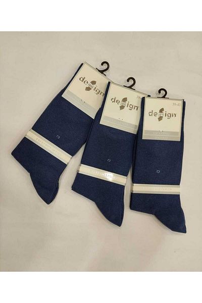 Design Socks DESIGN MEN'S COTTON COTTON SOCKS 3-PACK