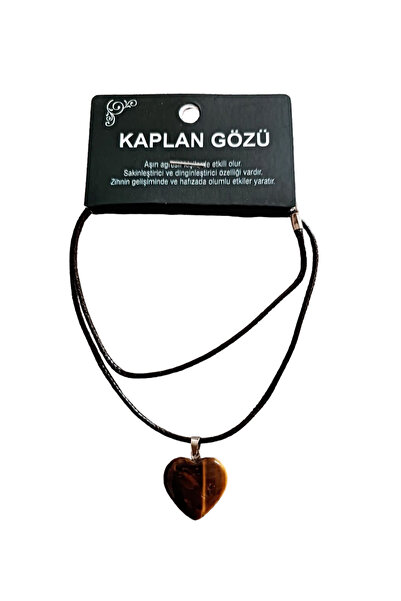 devritarz تصميم قلادة من الحجر الطبيعي المعالج بحجر عين النمر