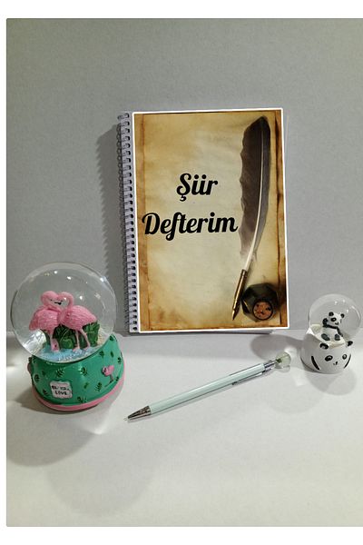 animeandyourworld My poem notebook A5 size 15*21 cm unlined spiral poem notebook