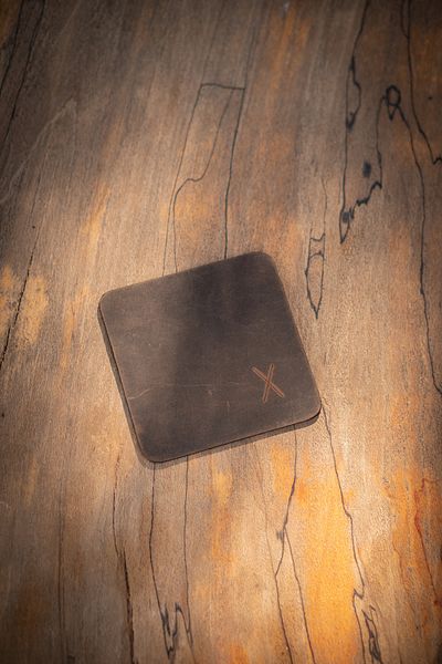 minimal X design الوقايات الحد الأدنى X 6 قطع - جلد حقيقي - كستنائي مجنون - تصميم بسيط