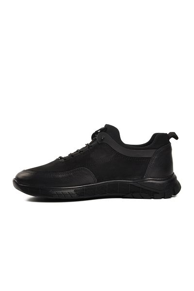 Hammer Jack Lazne 102 21405 Black Nubuck Genuine Leather Men's Casual Shoes