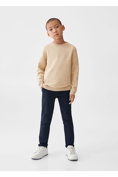 MANGO Kids Βαμβακερό πλεκτό πουλόβερ