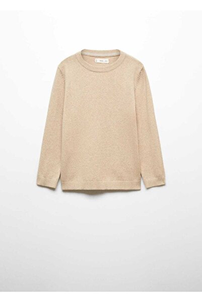 MANGO Kids Pulover Bej Pentru Copii