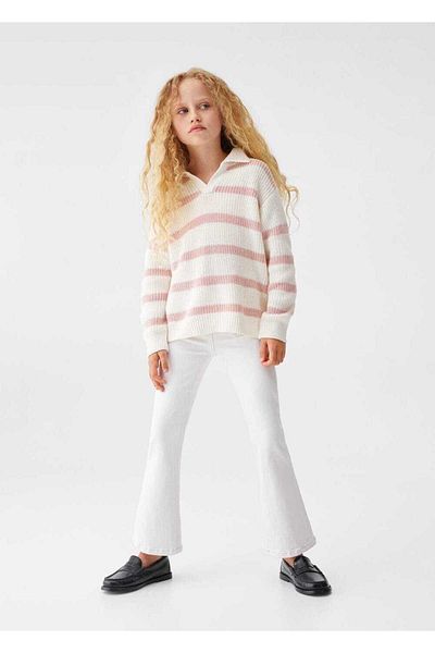 MANGO Kids Pink Sweater for Kids