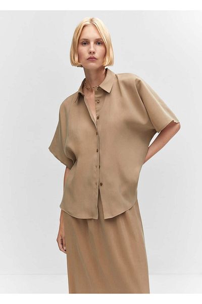 MANGO Woman Широка модална риза