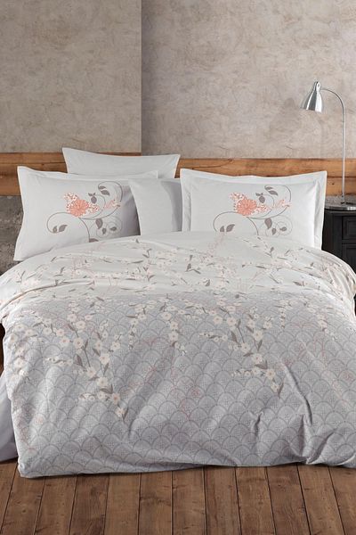 Hobby Missy Gray - Poplin Double Duvet Cover Set