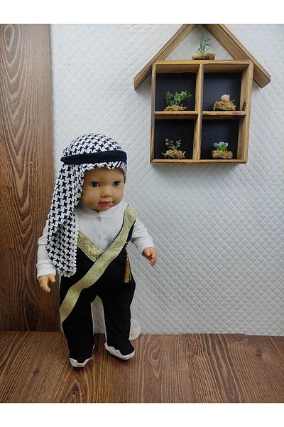 FEKRA BABY Baby Boy Jumpsuit Mevlüt Circumcision Clothing Kefiye 2-Piece