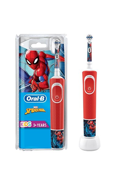 Oral-B D100 Kids Elektrikli Şarj Edilebilir Diş Fırçası Spiderman