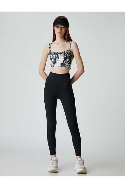 Koton Jambiere sport cu talie înaltă pentru femei 3sak40013nk
