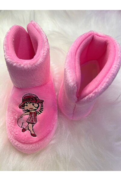 dekantoys Panduf Kız Çocuk Ev Ayakkabısı Ev Botu Kız Figürlü Pantuf