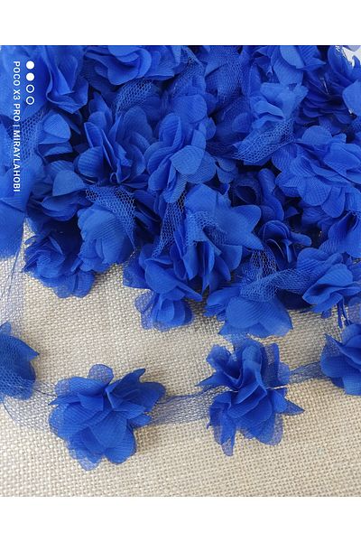 miraylahobi Laser Cut Chiffon Flower 1 μέτρο – Τούλι