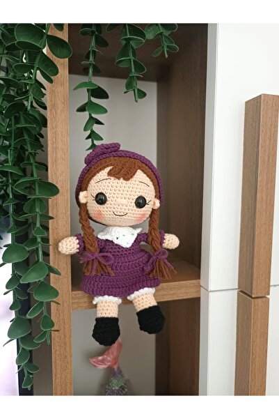 Zey's Amigurumi Amigurumi Oturabilen Örgü Minnoş Bebek 20 Cm