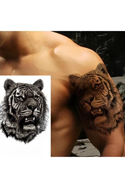 Mecit Tuhafiye KAPLAN KOL VUCUT İÇİN GEÇİCİ DÖVME