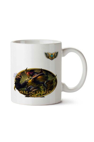 ART HEDİYE كوب Shen LoL مطبوع على الجانبين