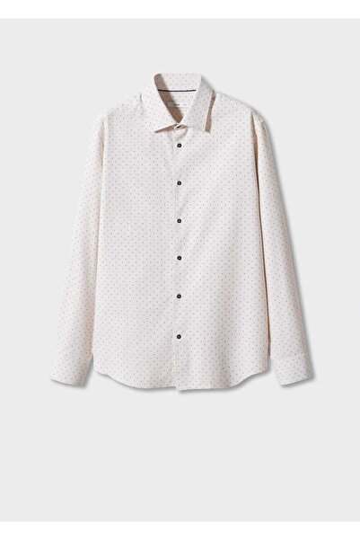 MANGO Man %100 pamuklu desenli tişört