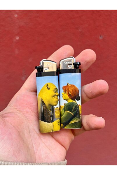 Namgo 2'li Shrek Fiona Full Bakılı Çakmak