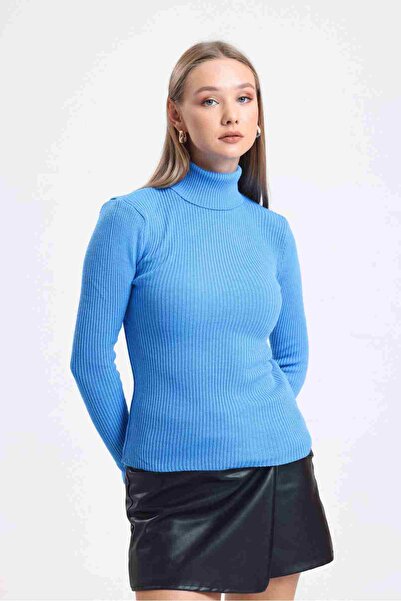 Jose Clothing Πουλόβερ με ζιβάγκο με εξαιρετικά απαλή υφή Basic Knitwear