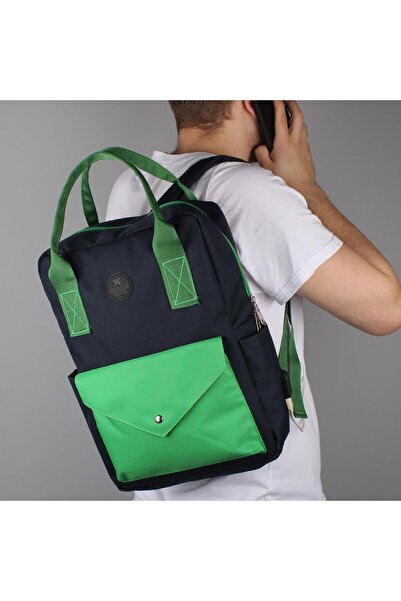 My Valice Smart Bag Post Usb Şarj Girişli Laptop Bölmeli Notebook Sırt Çantas...
