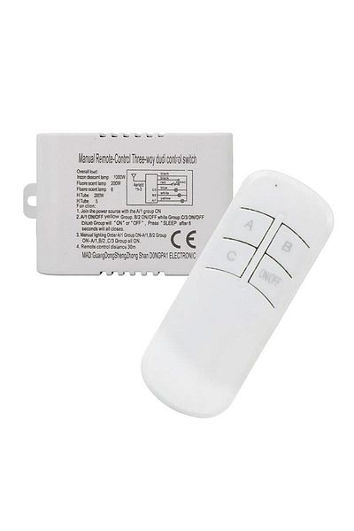Powermaster PM-20977 Chandelier Remote Control 4 Functions