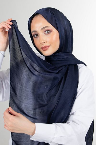 HAREM SCARF Σάλι Janjan Navy Blue