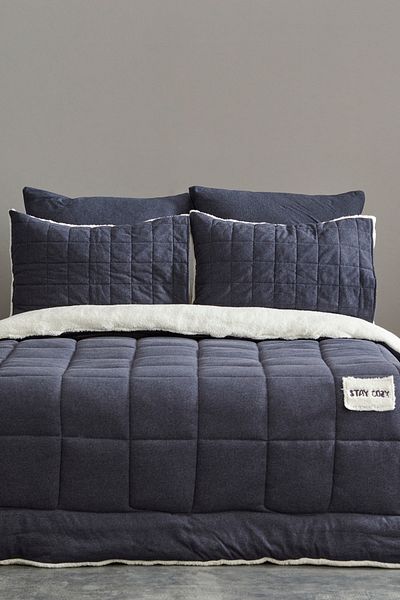 Karaca Home Διπλό Σετ Cozyland Comfort Λαμπερό Μπλε