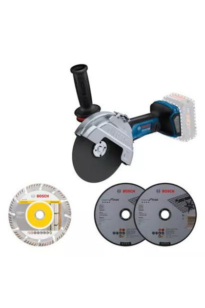 Bosch Gws 18v-180 Pc Profesyonel Akülü Taşlama Makinası (AKÜ VE ŞARJ CİHAZI D...