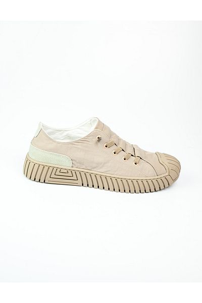 GAMELU 202401   Ανδρικά casual παπούτσια Vigor Beige Δερμάτινα