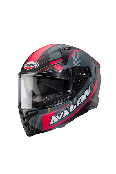 Caberg AVALON X OPTIC KIRMIZI GRİ MOTOSİKLET KASK