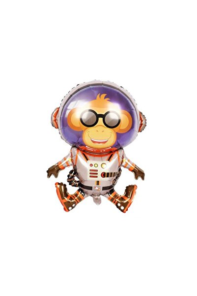 Bkmc Astronaut Monkey Foil Balloon