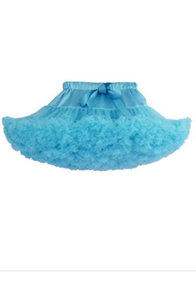 Kara Kedi Kostüm Evi -Mavi Renk Tütü Etek