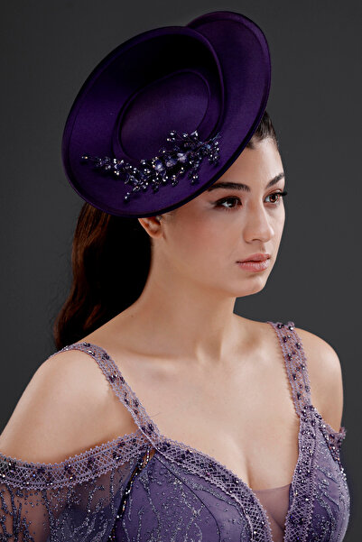 Simay Aksesuar Nikah Şapkası Vualet Şapka Gelin Kepi Gelin Saç Aksesuarı