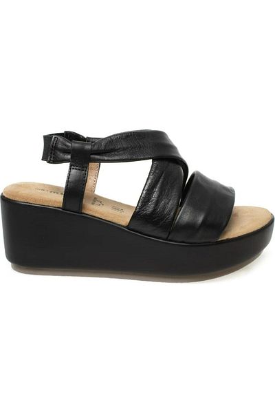 Muya Sandale de damă anatomice din piele Lili Negru