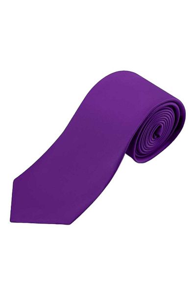 Trenderrs Plain Cut Satin Men's Tie