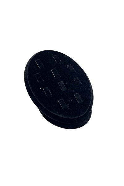 Zeyn Dekor Οβάλ θήκη δαχτυλιδιών σε μαύρο χρώμα