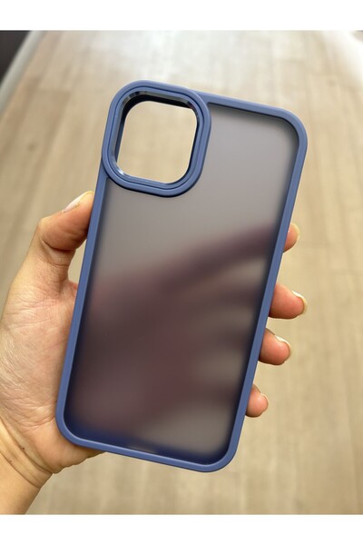 IPHONE 11 MAT METALIK BUZLU KAMERA KORUYUCULU KILIF