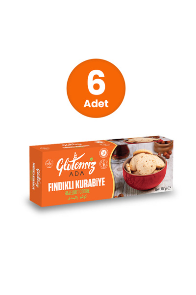 Glutensiz Ada Glutensiz Fındıklı Kurabiye 117 gr (6 ADET)