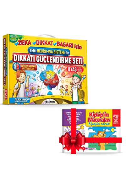 Adeda Yayınları Adeda Dikkati Güçlendirme Seti Dgs 8 Yaş - Hikaye Kitabı Hediye