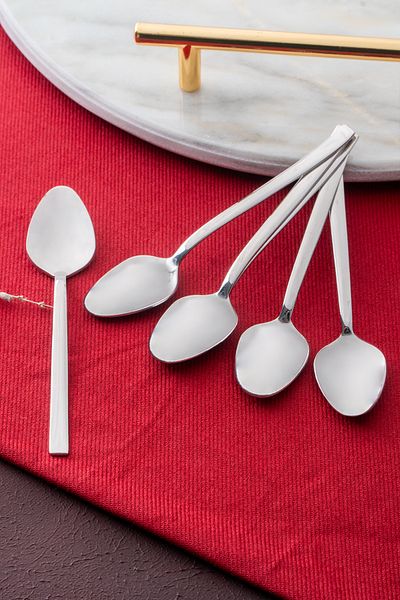 ACAR Karat Moon 6-Piece Steel Tea Spoon Set