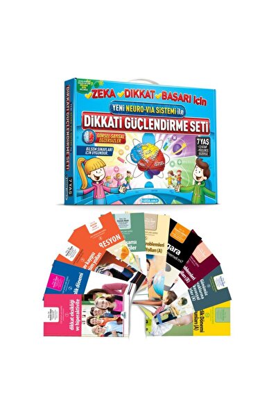 Adeda Yayınları Adeda Dikkati Güçlendirme Seti 7 Yaş + Kaynak Cep Kitapları Seti