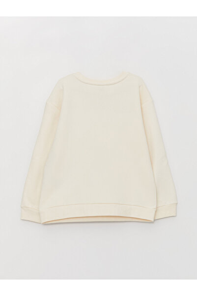 LC Waikiki Μακρυμάνικο φούτερ με στάμπα για κορίτσια