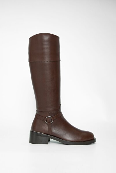 Valmenti Shaula Kadın Kahve Dr Hakiki Deri Casual Bot