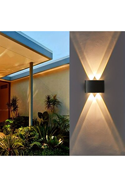 fullreyon 4 Watt AMBER Işık Ledli Işık Süzmeli İç ve Dış Mekan Aplik, Modern ...