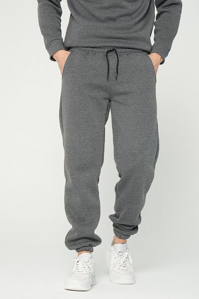 Four Man Ανδρικό Φούτερ Anthracite Grey Jogger 100% βαμβακερό ελαστικό στον αστράγαλο