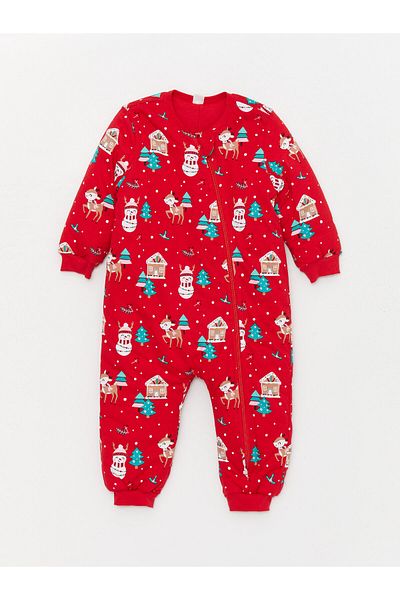LC Waikiki Schlafsack aus Faser für Baby-Mädchen, 2,5 Tog, mit Neujahrsmotiv