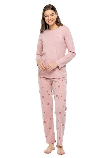 Mod Collection Mod 3993 Polka Dot Combed Cotton Pajama Set