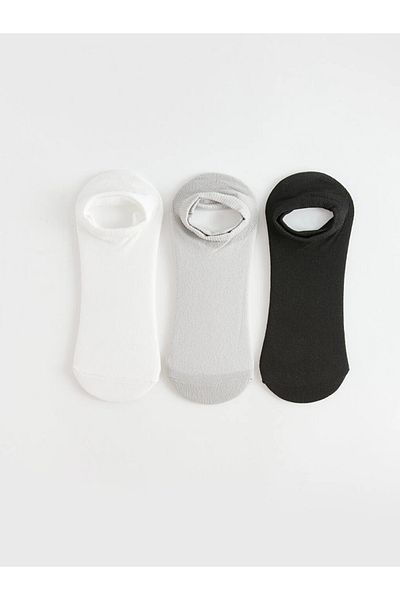 LC Waikiki LCW DREAM Women's Plain Booties Socks 3 Pack