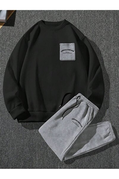 MOONBULL Σετ ανδρικής φόρμας με λεπτομερή τσέπη στο στήθος