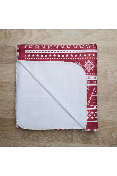 The Lucid Lab Red Santa Fleece TV Blanket