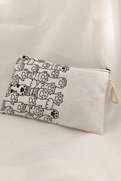 Anime Marketi حامل أقلام أو حقيبة مكياج مدرسية بتصميم مخالب القطط الحلوة